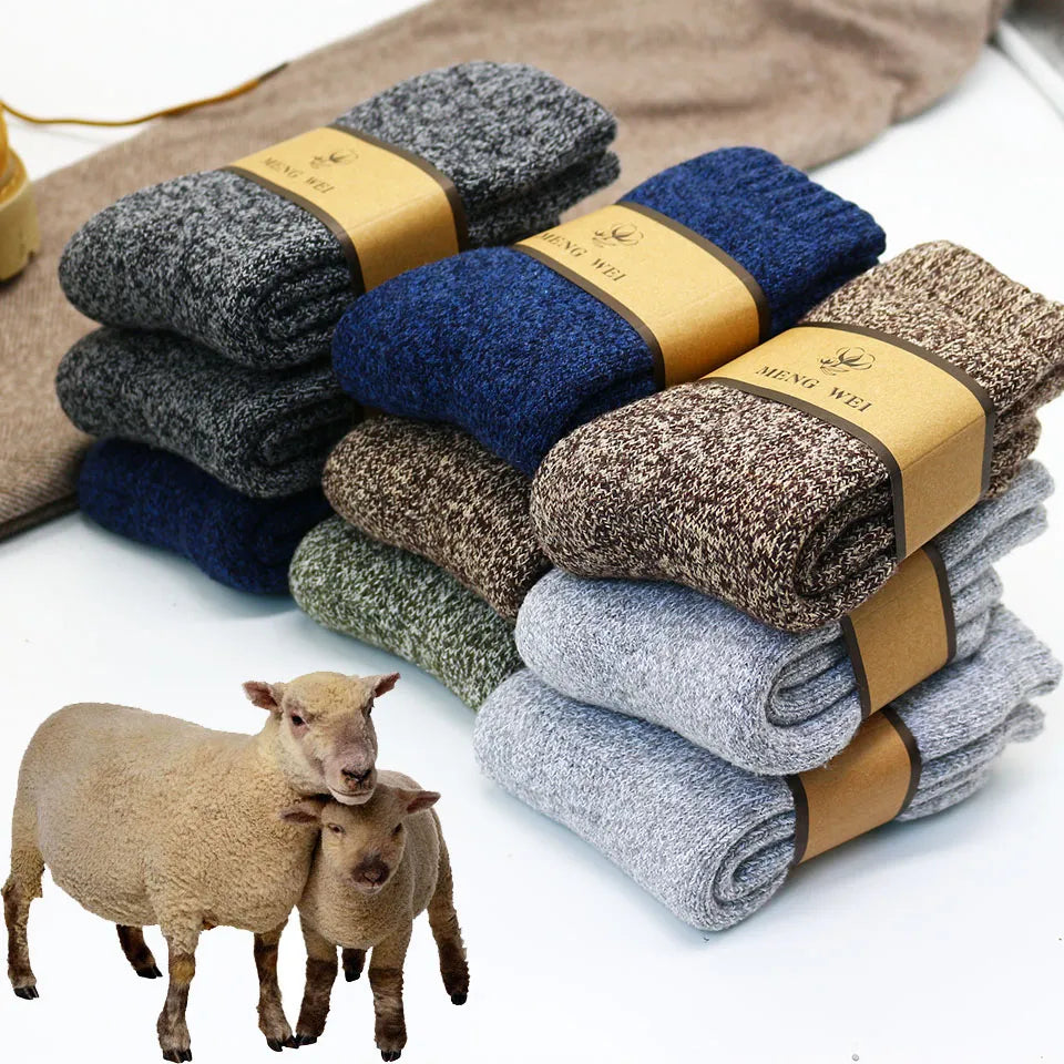 Retro-Wollsocken aus Kaschmir