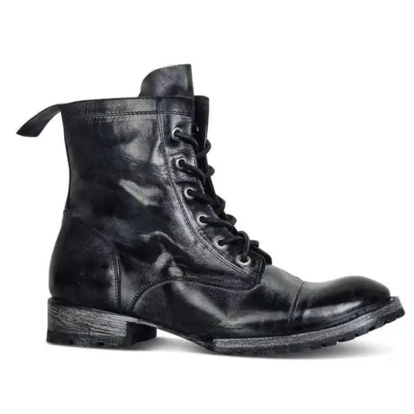 Robuste Schnürstiefel für Herren im Vintage-Stil