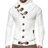 Herren-Strickjacke mit Stehkragen | Eine stilvolle & lässige Strickjacke