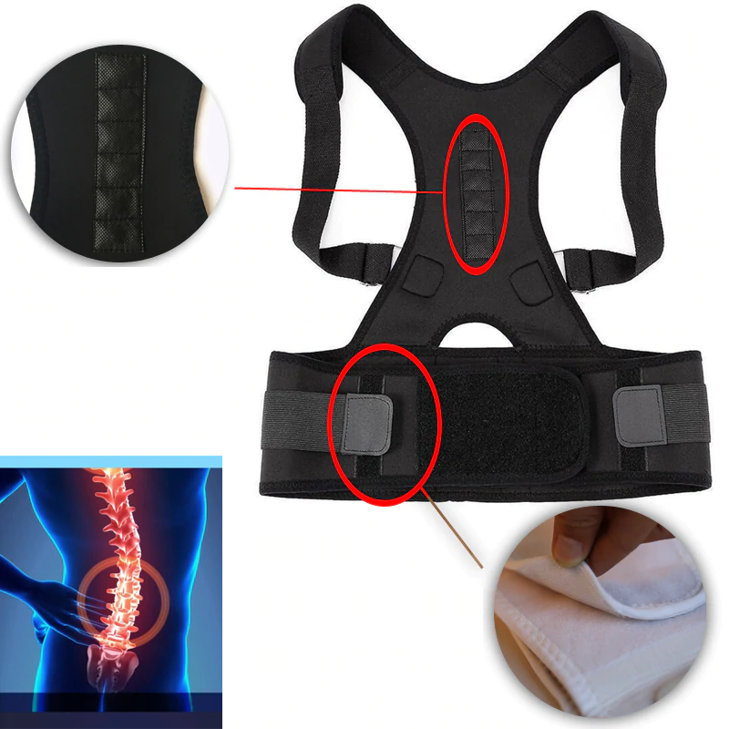Rückenstütze - Haltungskorrektur und Magnettherapie für einen gesunden Rücken