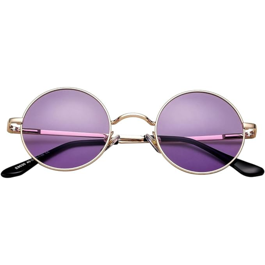 Runde polarisierte Retro-Sonnenbrille