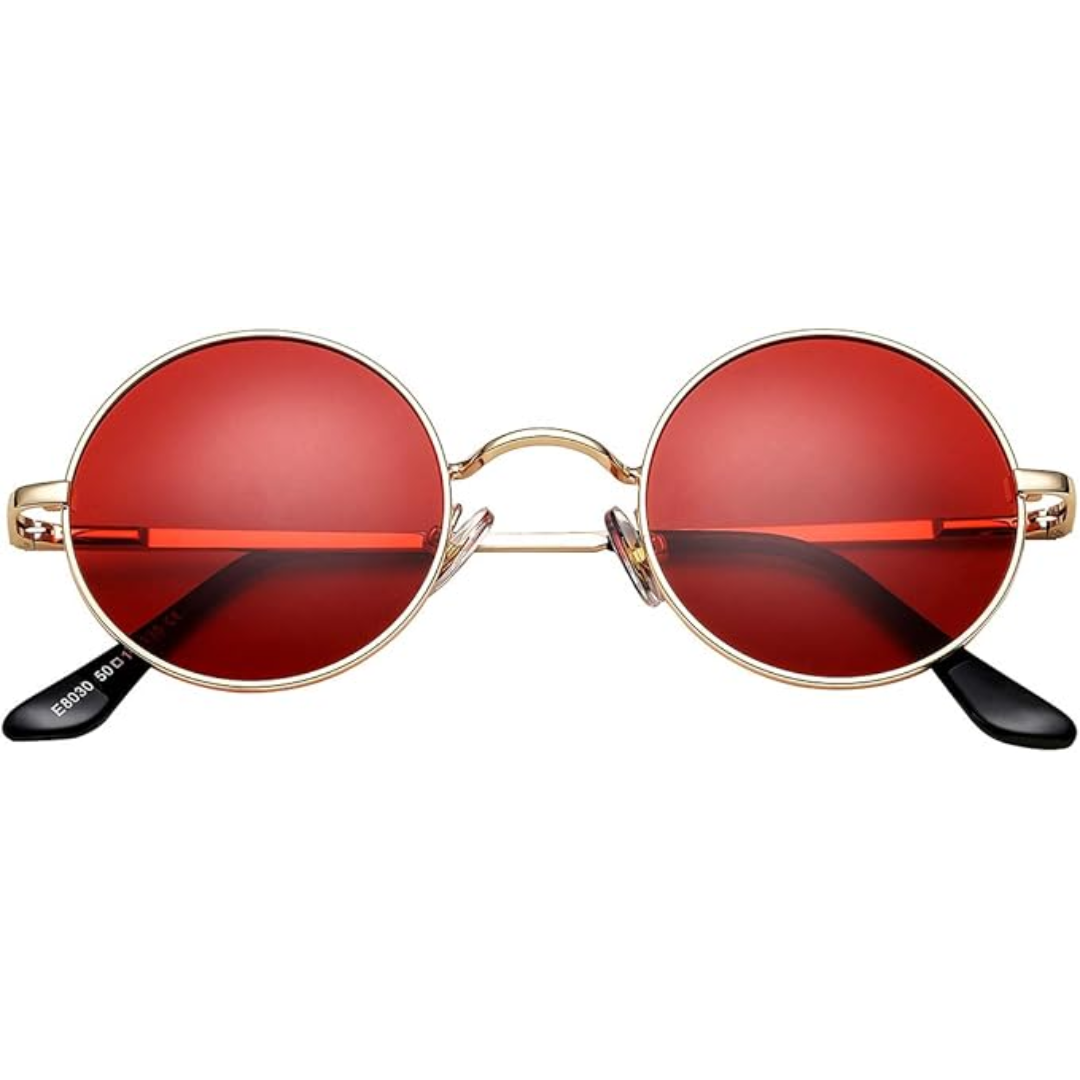Runde polarisierte Retro-Sonnenbrille