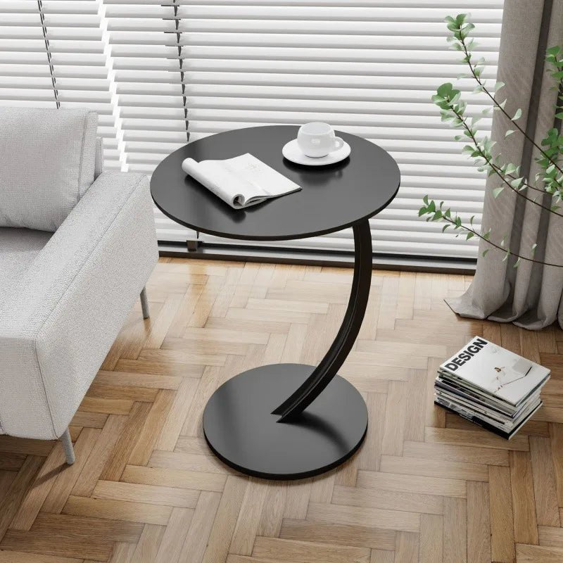Runder Beistelltisch für kleine Räume, modernes Design, multifunktional