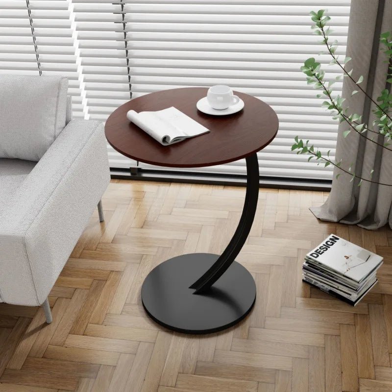 Runder Beistelltisch für kleine Räume, modernes Design, multifunktional