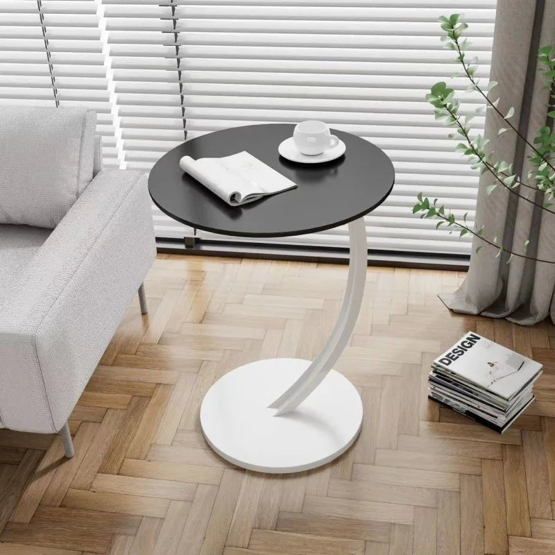 Runder Beistelltisch für kleine Räume, modernes Design, multifunktional