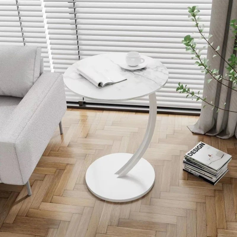 Runder Beistelltisch für kleine Räume, modernes Design, multifunktional