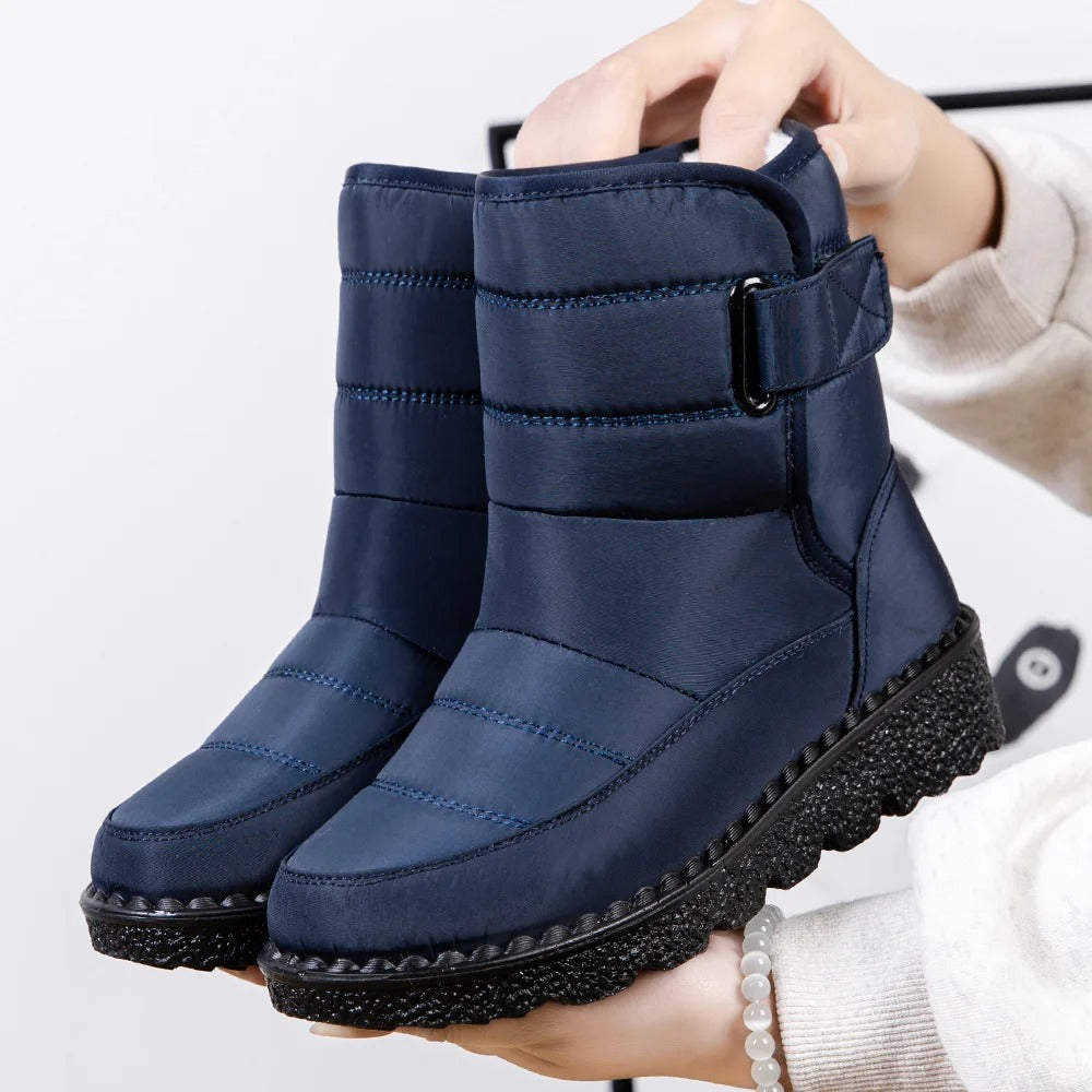 Rutschfeste wasserdichte Schneestiefel für Damen