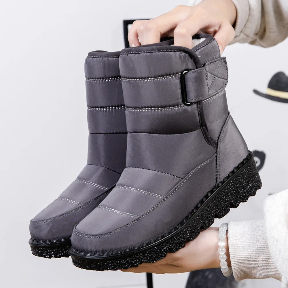 Rutschfeste wasserdichte Schneestiefel für Damen