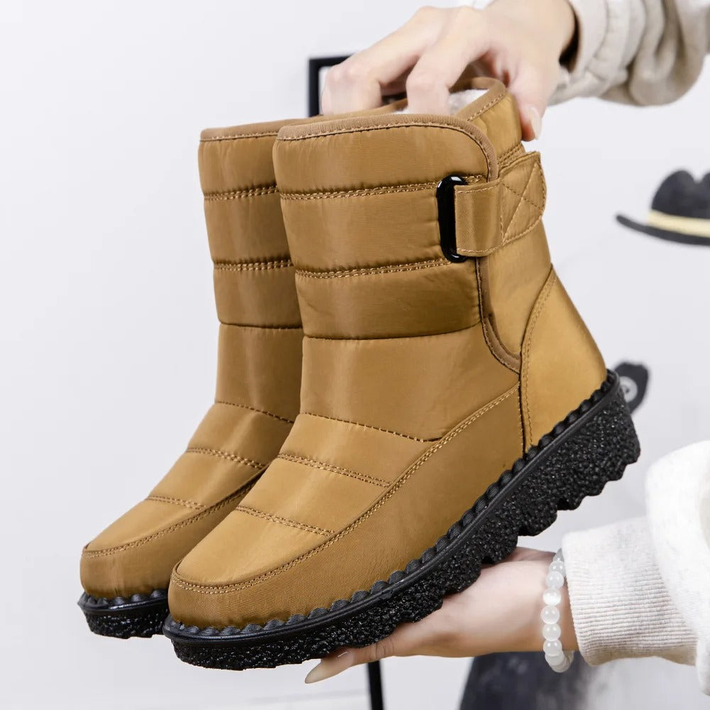 Rutschfeste wasserdichte Schneestiefel für Damen
