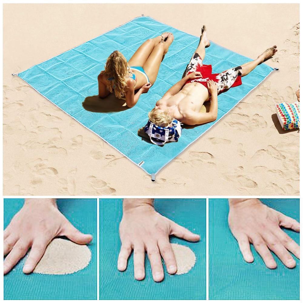 Sandfreie XXL-Strandtuch-Decke | 200x200