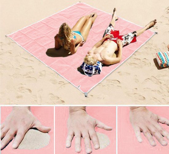 Sandfreie XXL-Strandtuch-Decke | 200x200