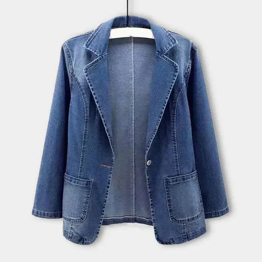 Schicke Jeansjacke mit taillierter Passform