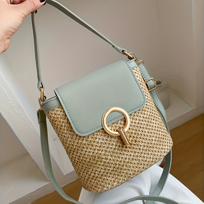 Schicke Strohhandtasche für Damen