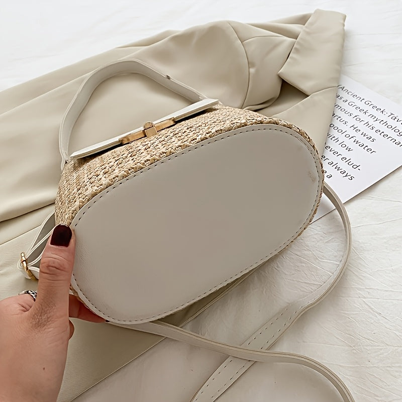 Schicke Strohhandtasche für Damen
