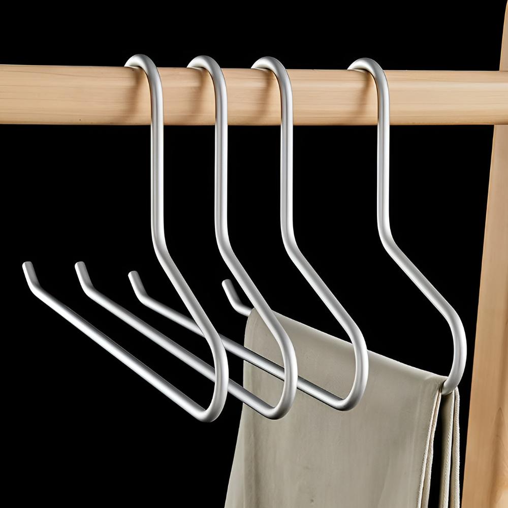 Schlanke Kleiderbügel aus Metall | 5er-Set