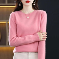 Schlichter Strickpullover