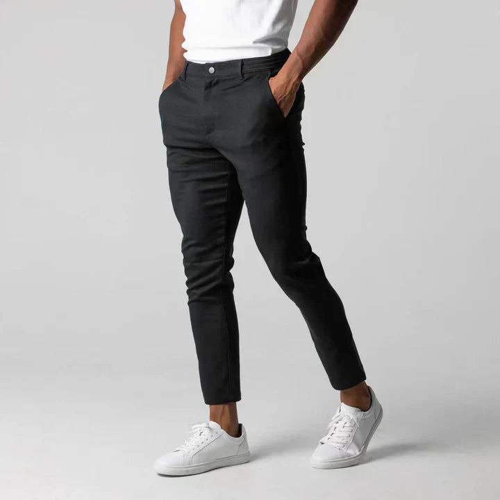 Schmal geschnittene Herren-Chinohose