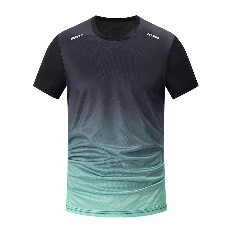 Schnelltrocknendes Herren-T-Shirt mit Farbverlauf