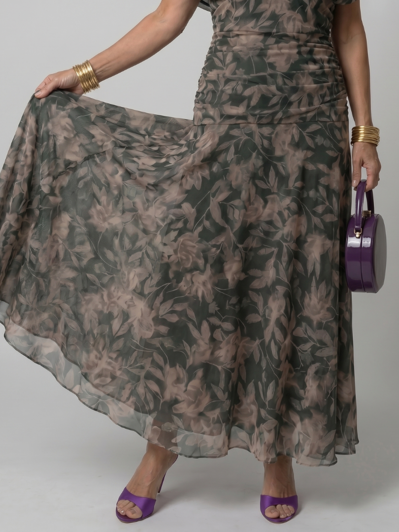 Schulterfreies Maxikleid für Damen
