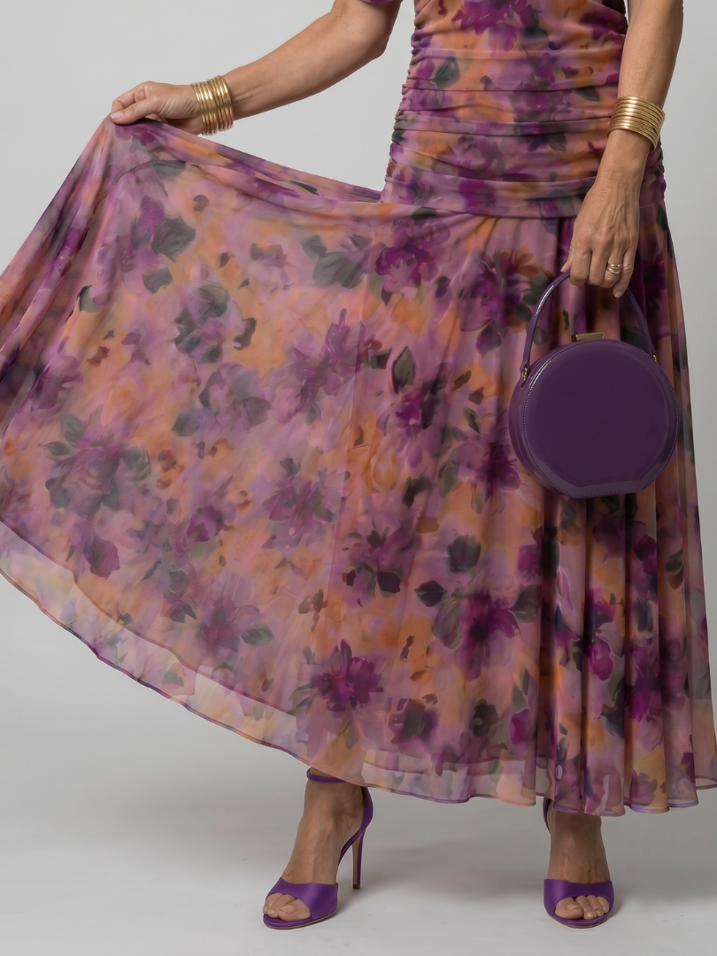 Schulterfreies Maxikleid für Damen