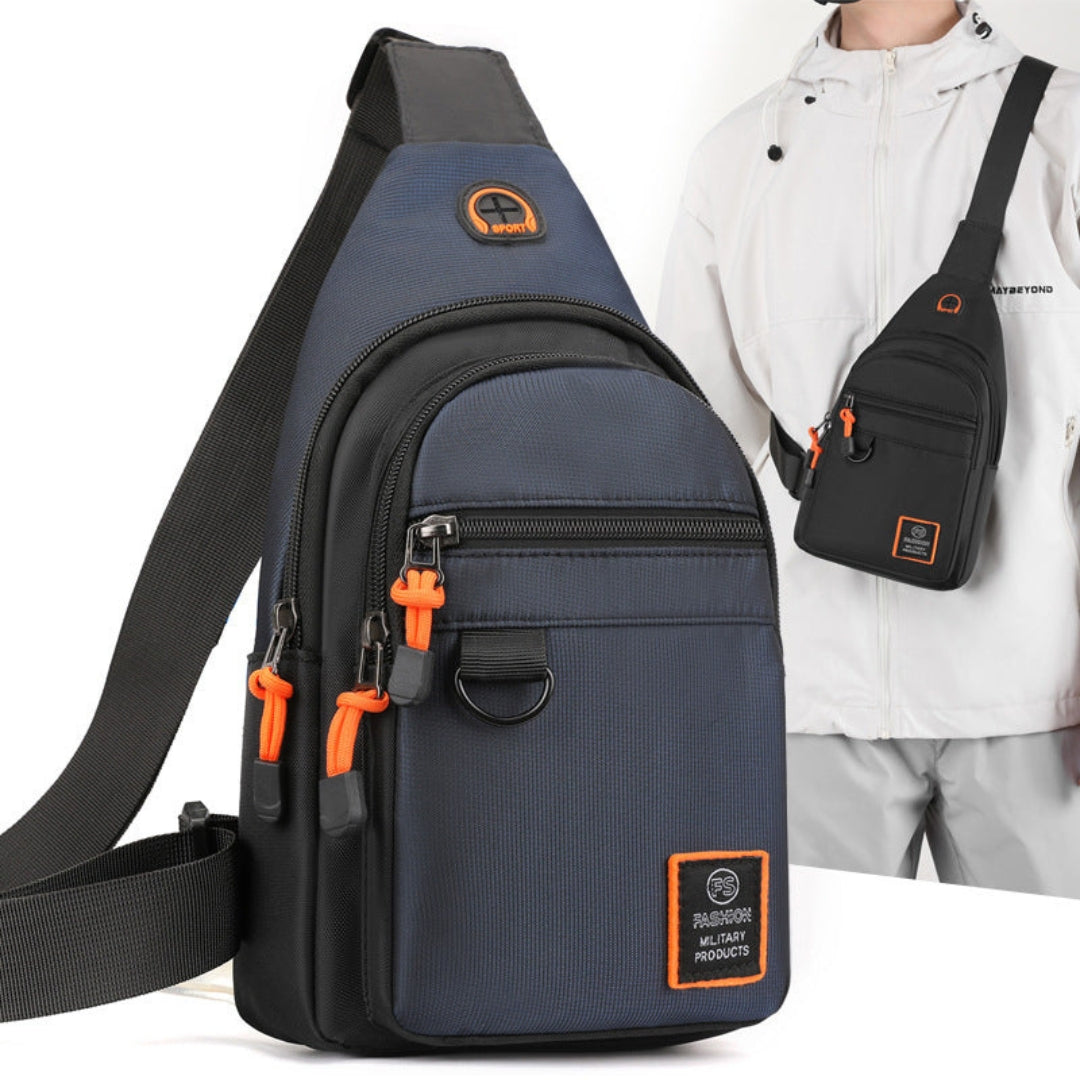 Schultertasche – Wasserdichte Crossbody-Tasche mit mehreren Fächern