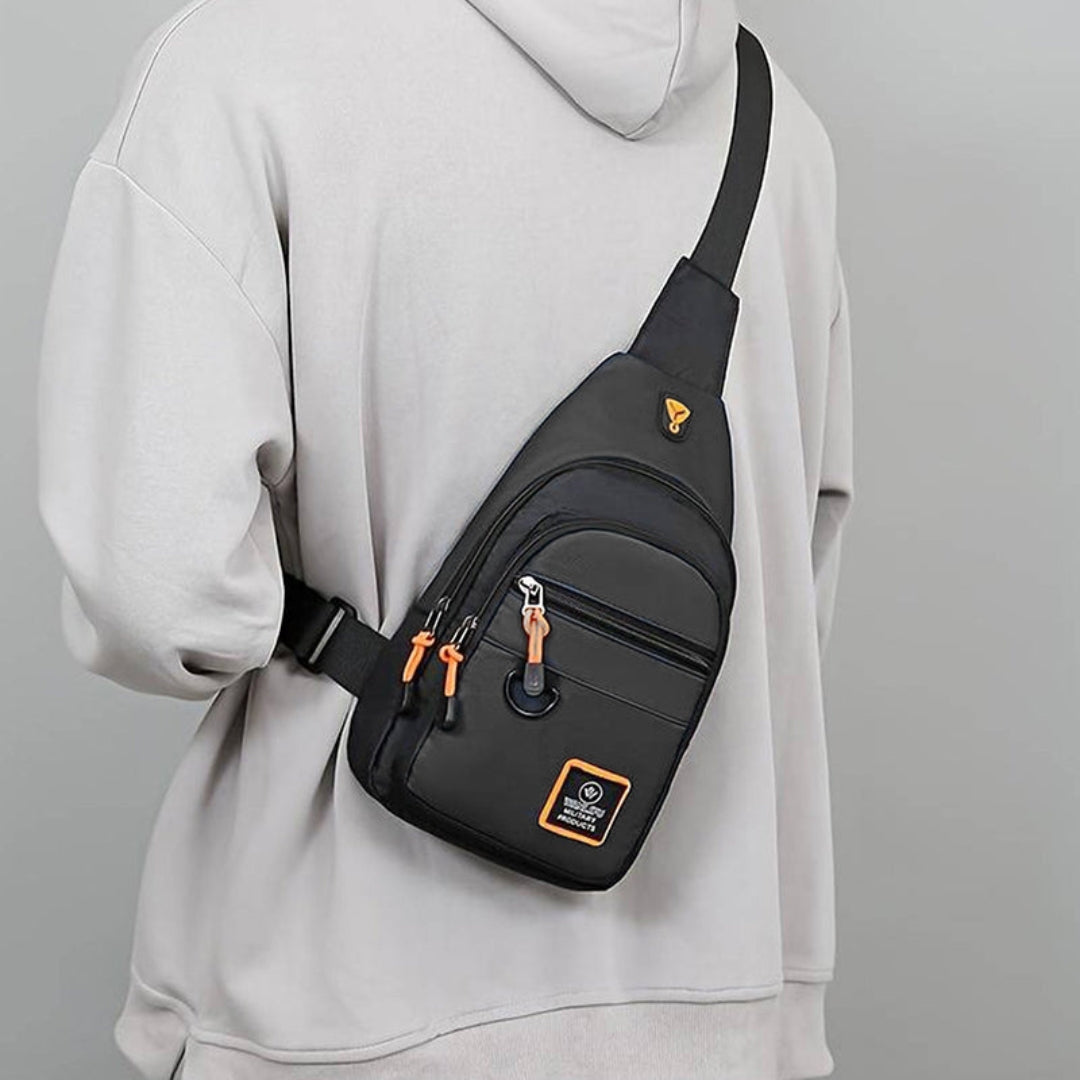 Schultertasche – Wasserdichte Crossbody-Tasche mit mehreren Fächern