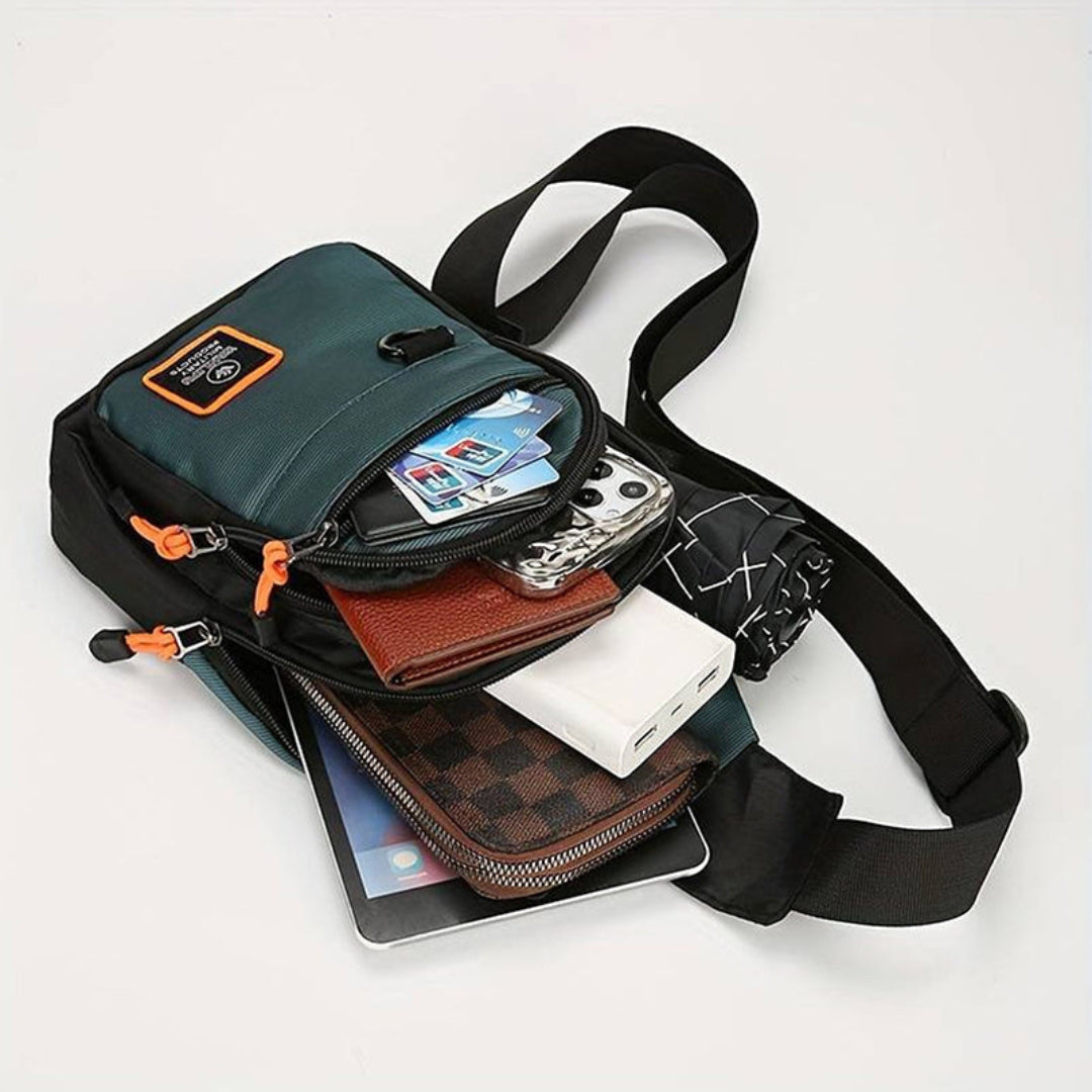 Schultertasche – Wasserdichte Crossbody-Tasche mit mehreren Fächern