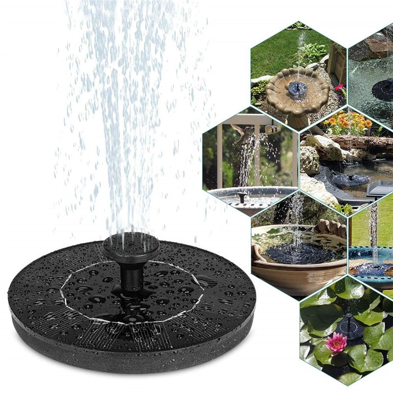Schwimmender Solar-Springbrunnen