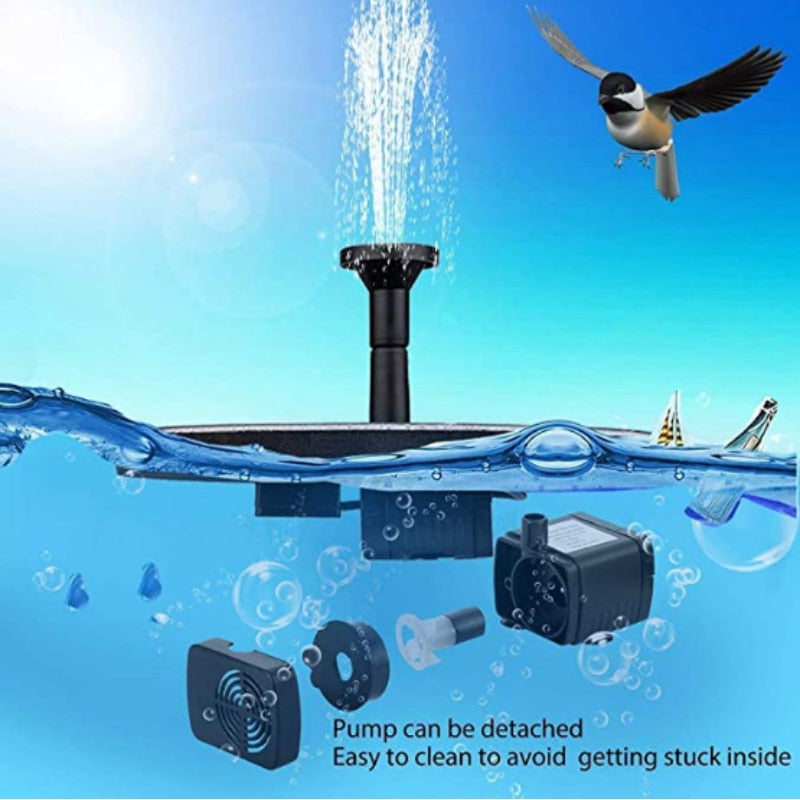 Schwimmender Solar-Springbrunnen