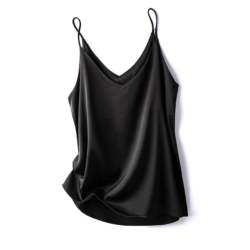 Seidenweiches Damen-Camisole-Top für elegante Lagenlooks