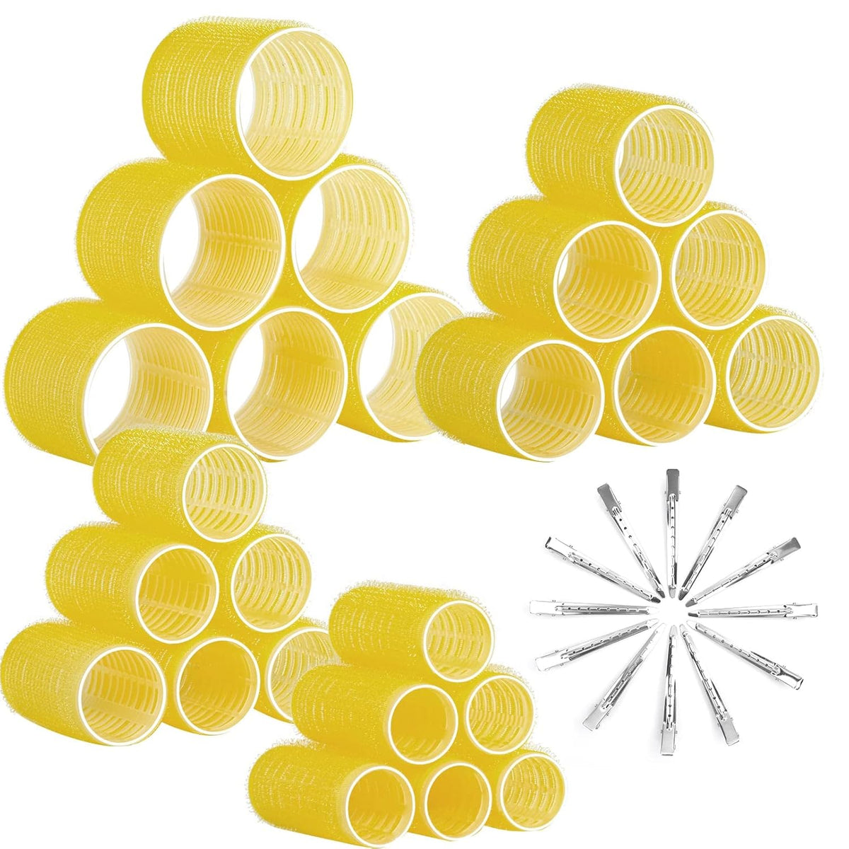 Selbsthaftendes Lockenwickler-Set – mehrfarbiges Lockenwickler-Set