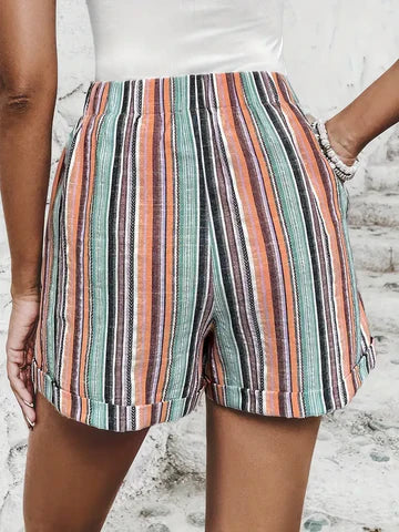 Shorts mit Kontraststreifen