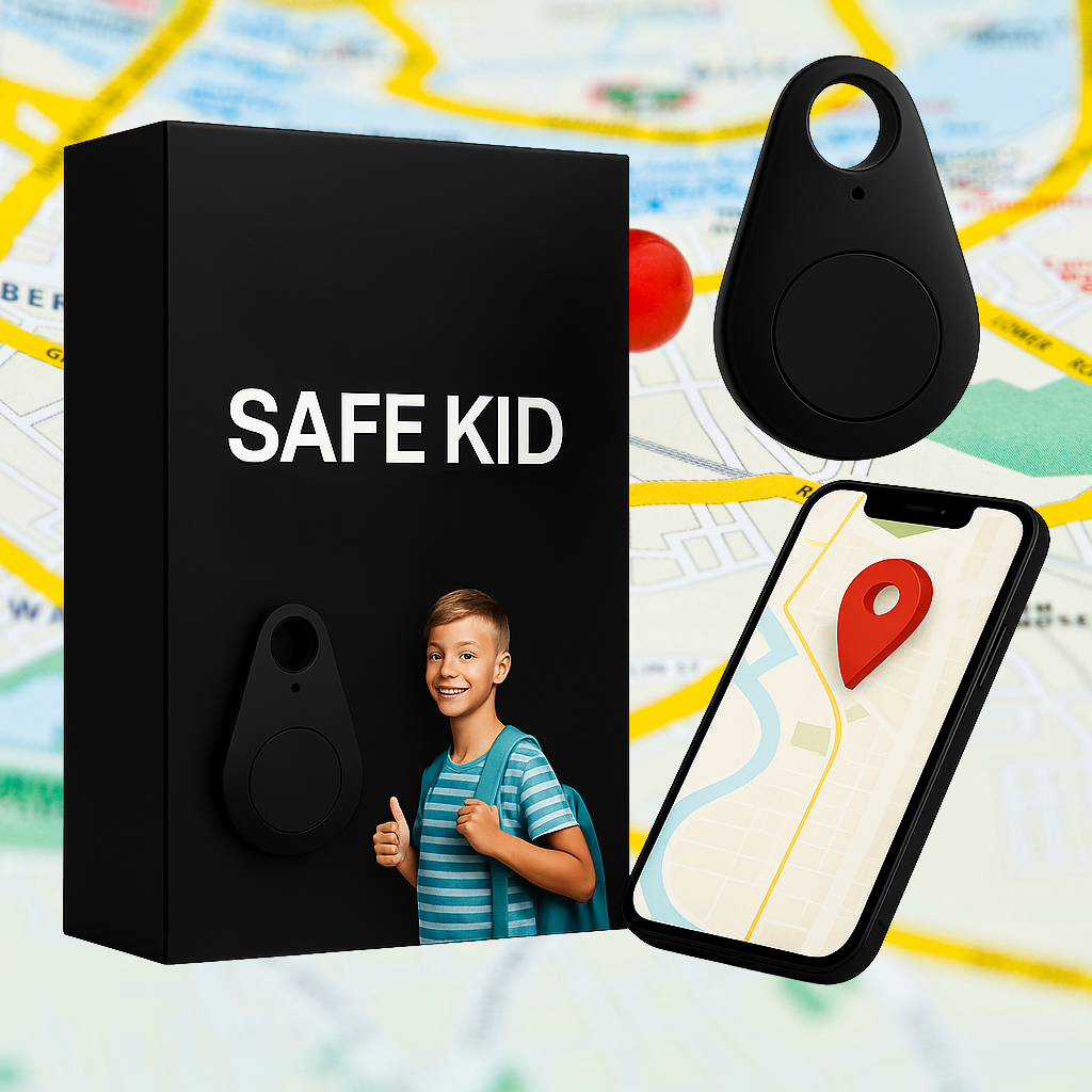 Sicherer Kinder-GPS-Tracker: Live-Ortung & SOS-Alarm