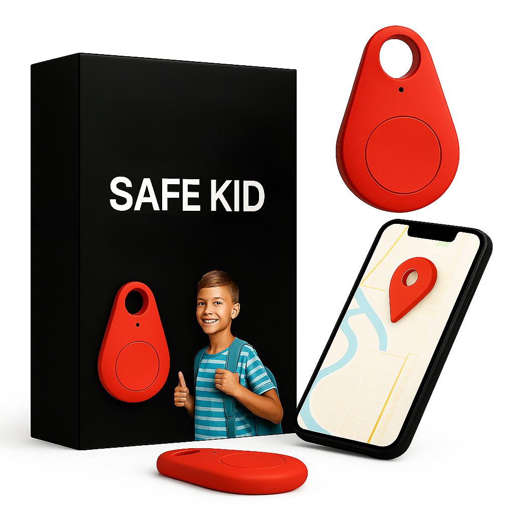 Sicherer Kinder-GPS-Tracker: Live-Ortung & SOS-Alarm
