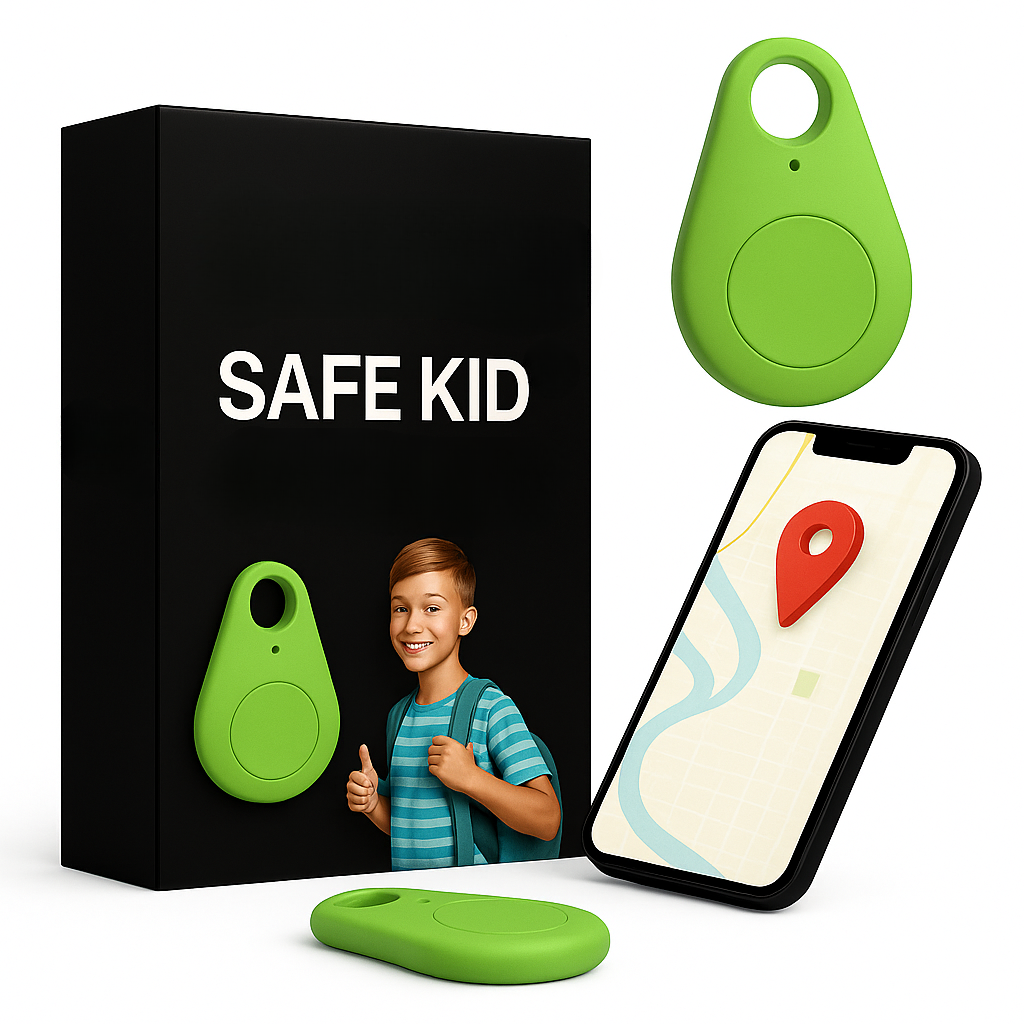 Sicherer Kinder-GPS-Tracker: Live-Ortung & SOS-Alarm