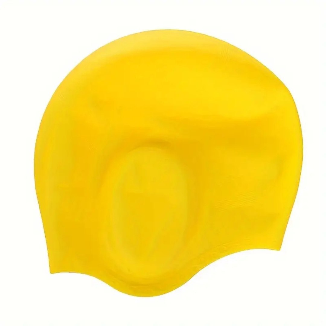 Silikon-Badekappe mit Ohrenschutz
