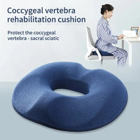 Sitzkissen aus Memory-Schaumstoff – Entlastung für Steißbein und Wirbelsäule – Ergonomisch und bequem