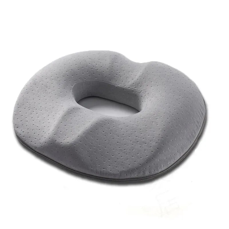 Sitzkissen aus Memory-Schaumstoff – Entlastung für Steißbein und Wirbelsäule – Ergonomisch und bequem