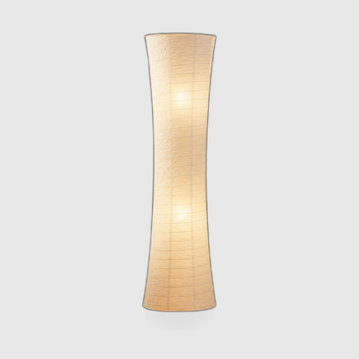 Skulpturale LED-Stehlampe für ein warmes Wohnzimmerambiente