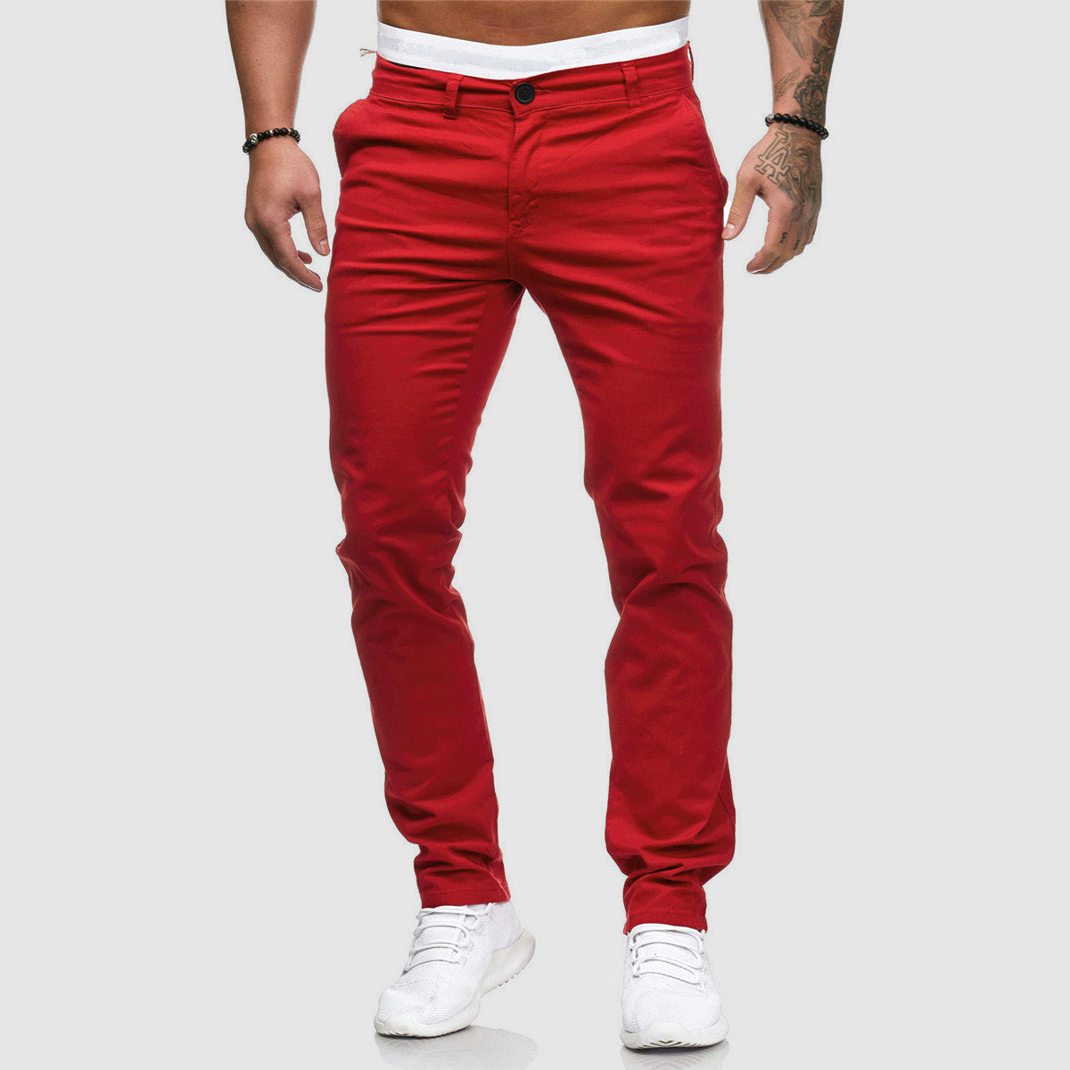 Slim-Fit-Chinohose für Herren