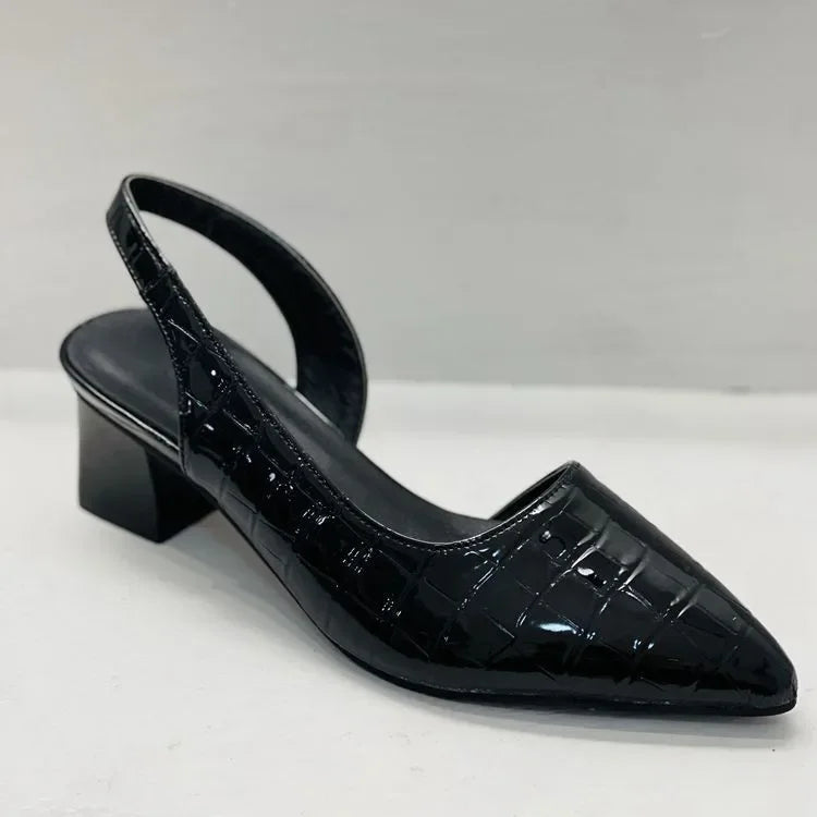 Slingback-Pumps mit spitzer Zehenkappe für Damen