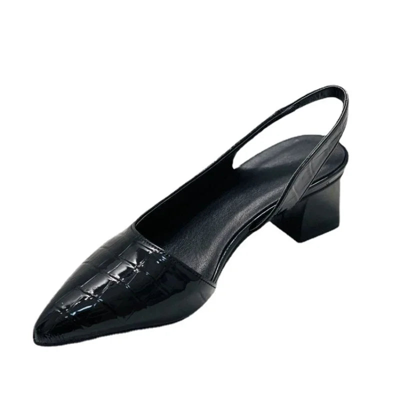 Slingback-Pumps mit spitzer Zehenkappe für Damen