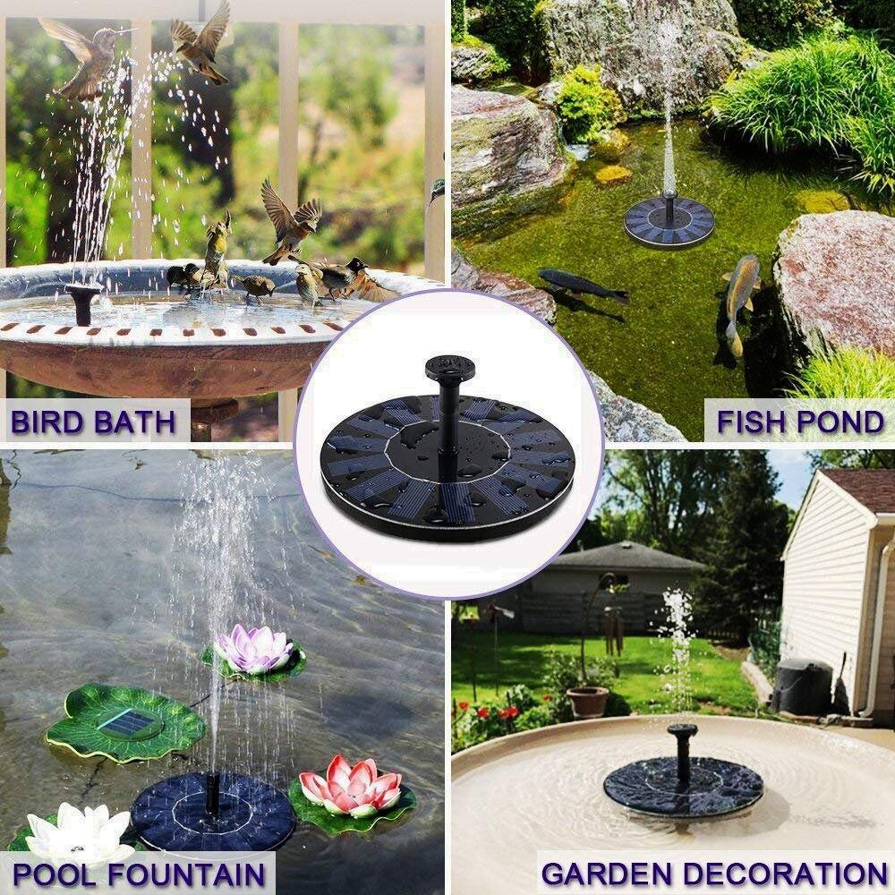 Solar-Springbrunnen für Pool, Teich & Gartendekoration
