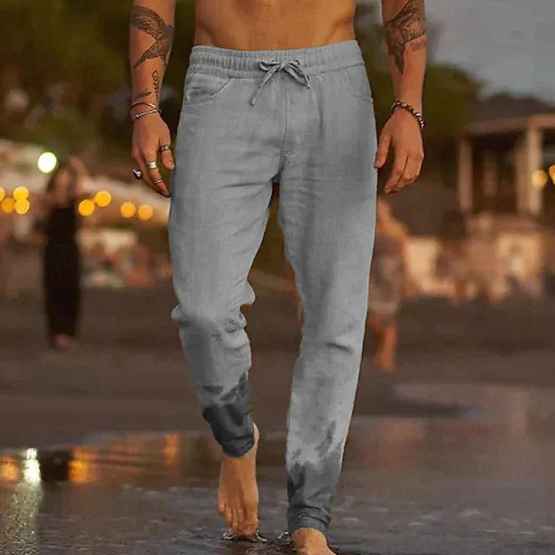 Sommer-Leinenhose für Herren