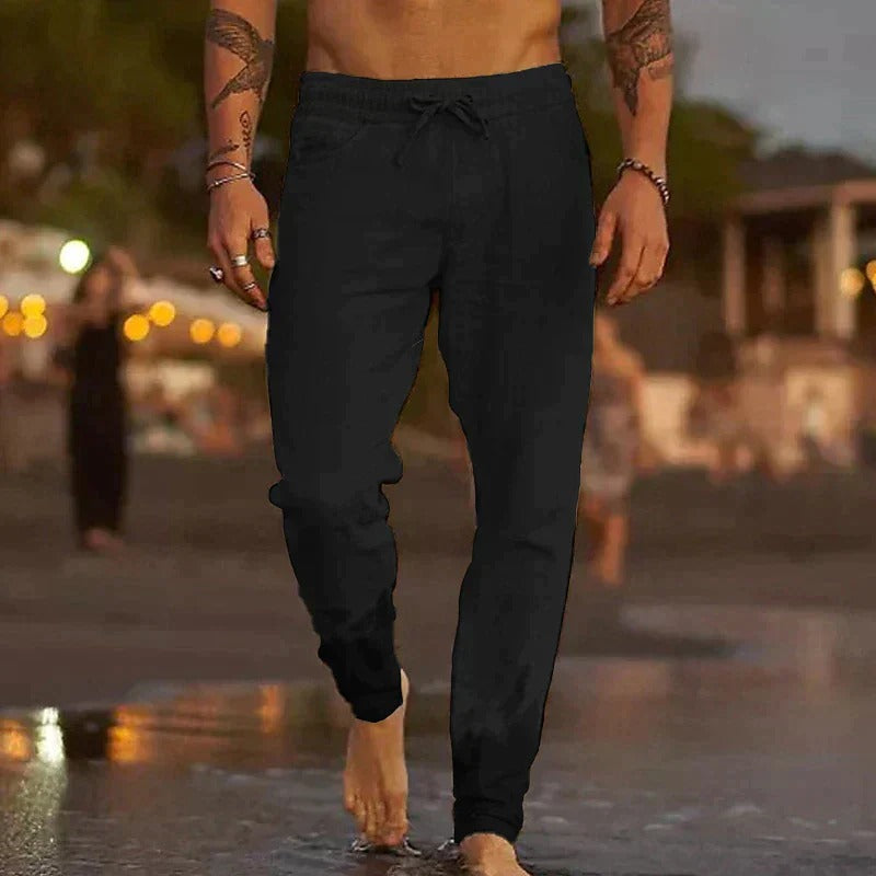 Sommer-Leinenhose für Herren