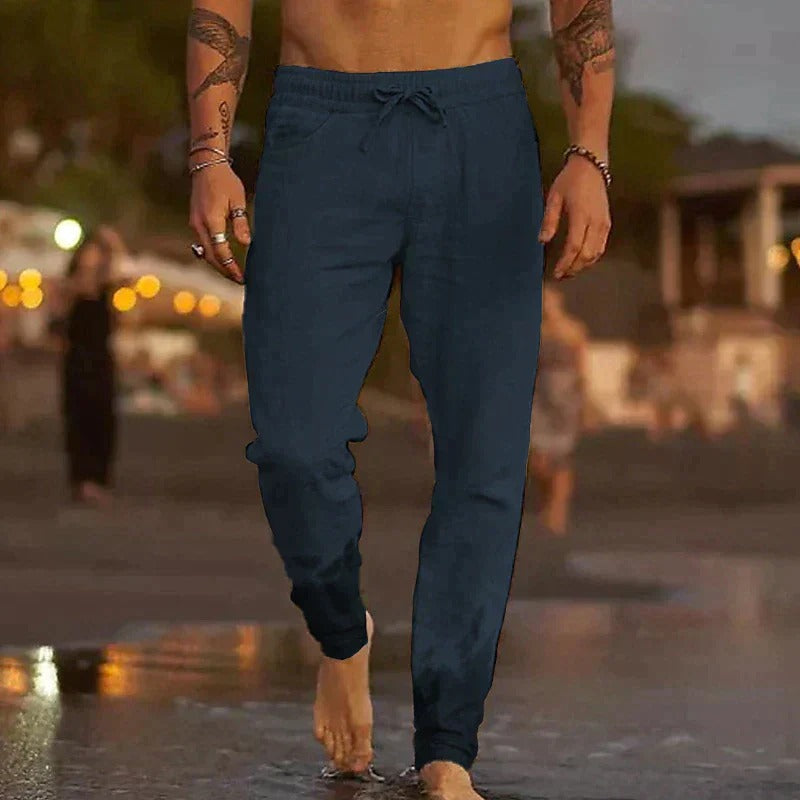 Sommer-Leinenhose für Herren