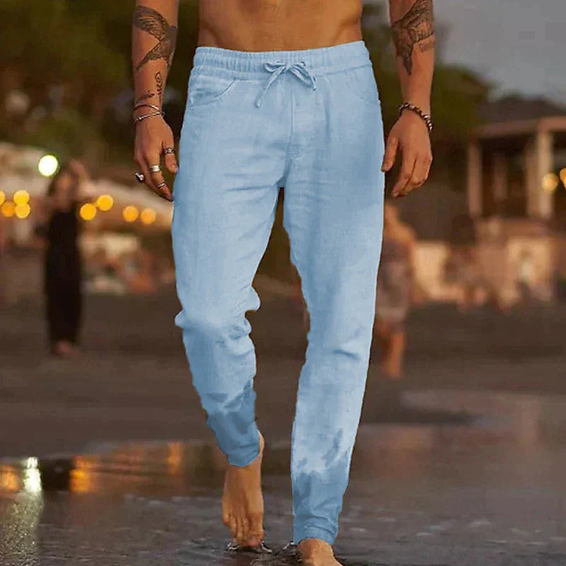 Sommer-Leinenhose für Herren