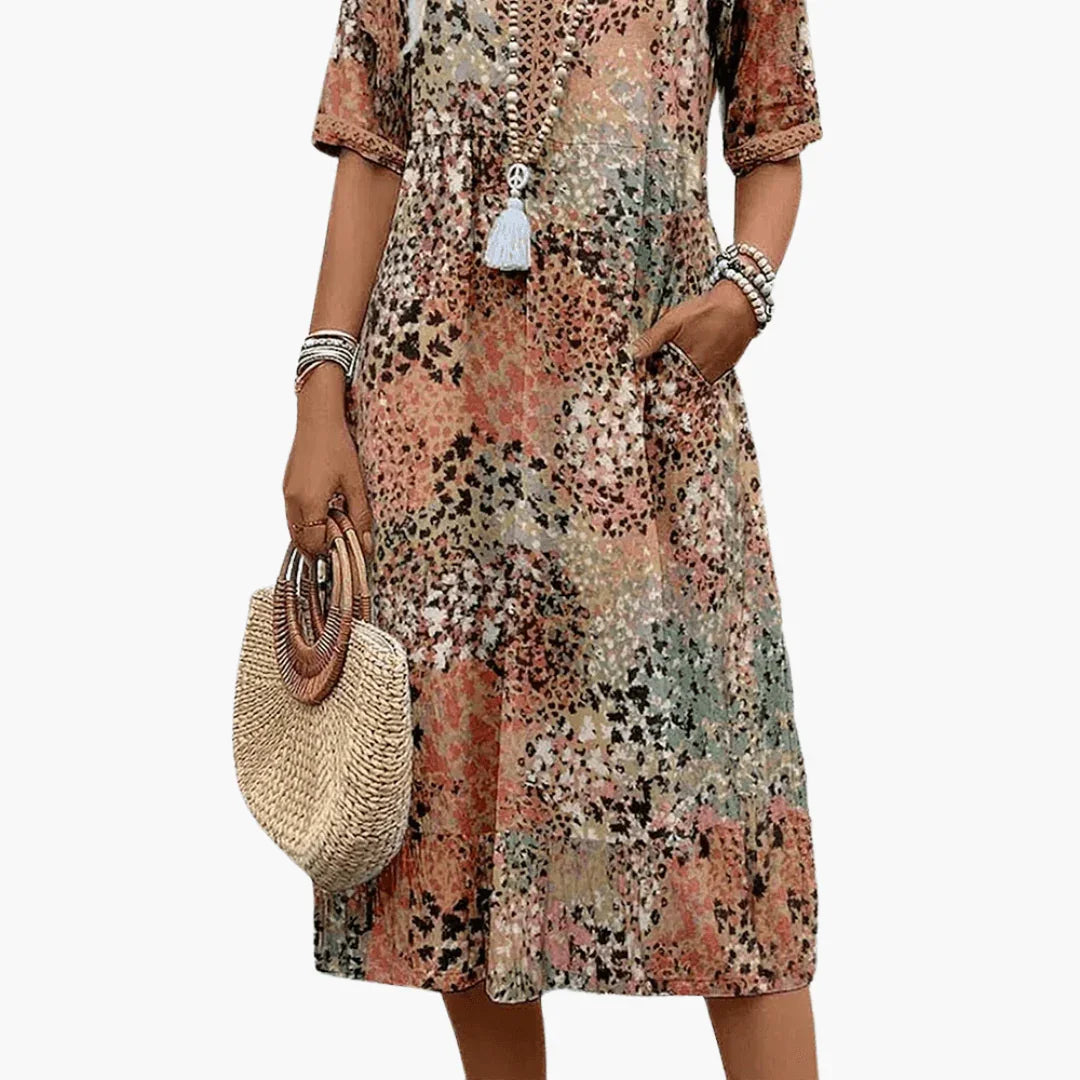 Sommerkleid mit Print für Damen – Luftig & figurumspielend