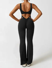 Sportlicher Jumpsuit mit freiem Rücken für Damen