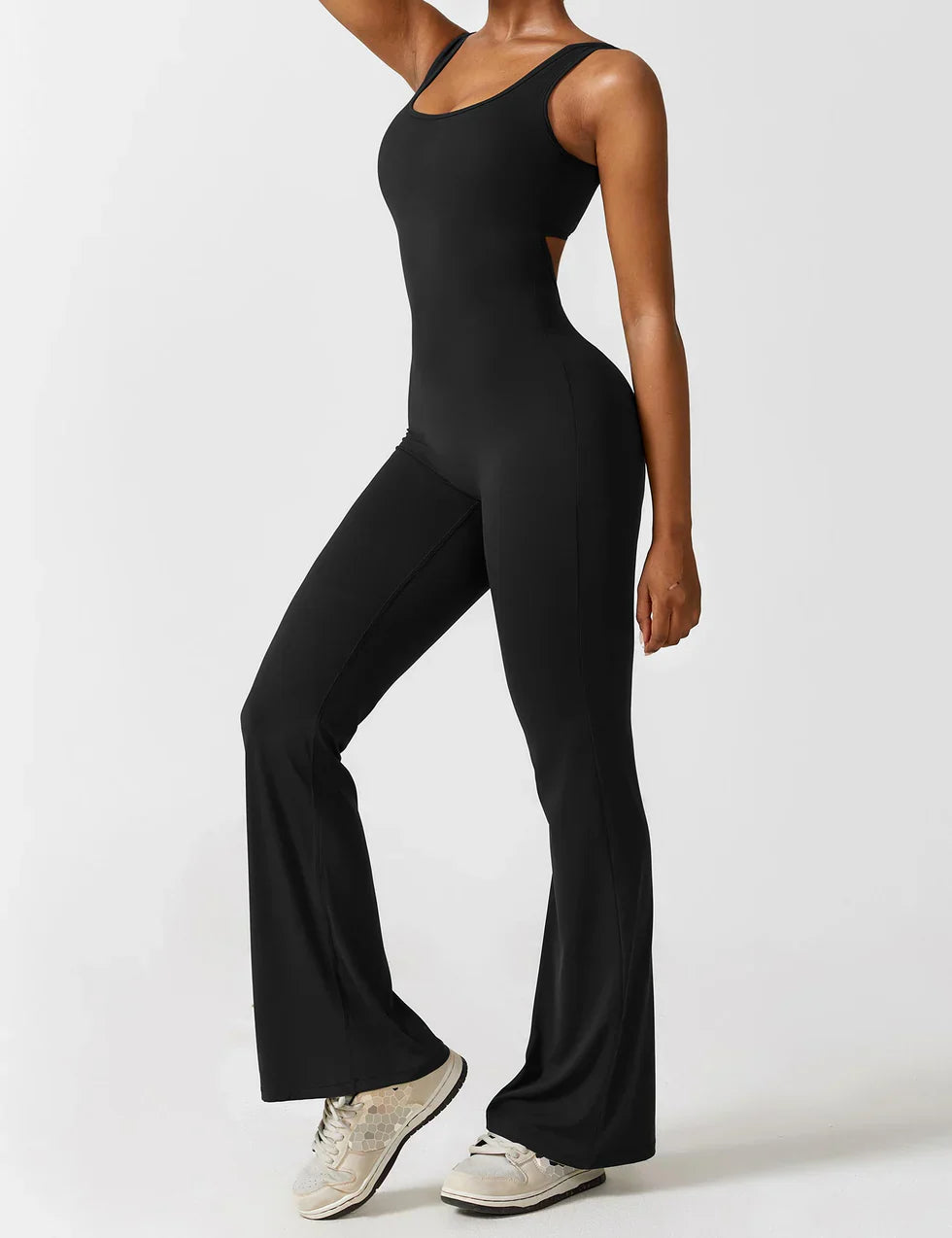 Sportlicher Jumpsuit mit freiem Rücken für Damen